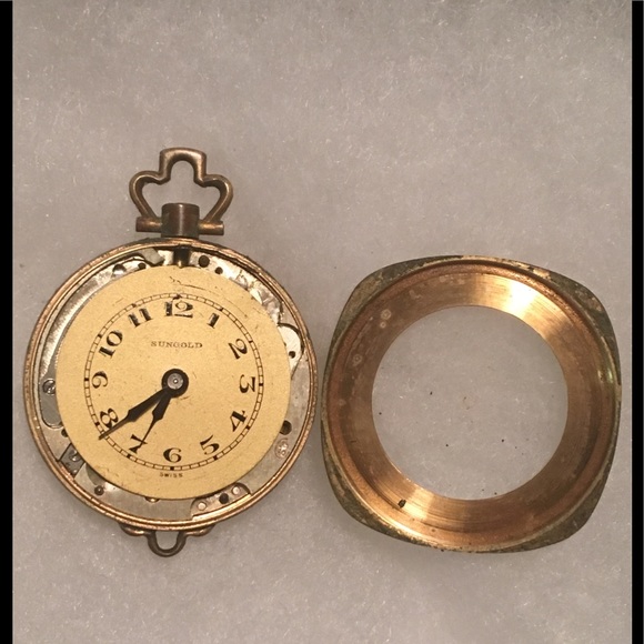 Vintage FLAMBEAU WATCH CO Sungold Pocket Watch 💞 - Picture 7 of 17